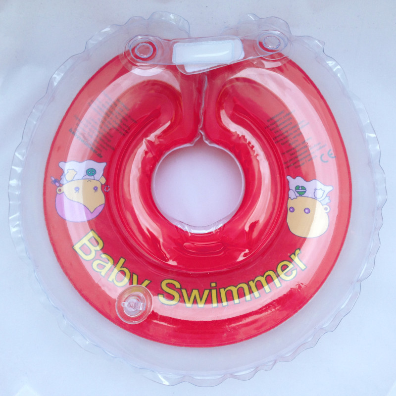BabySwimmer Halsschwimmring Badekragen 6-36 kg Rosa Babyschwimmring TÜV GS 